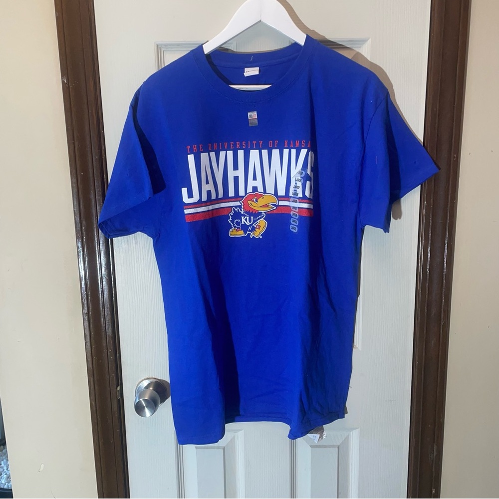 March Madness Kansas Jayhawks Hanes Royal Blue T-Shirt